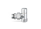Клапан запорный радиаторный угловой 1/2" н.р.-в.р. Varmega VMDV03-410404