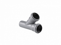 Тройник 40/40 (45°) для внутренней канализации РосТурПласт