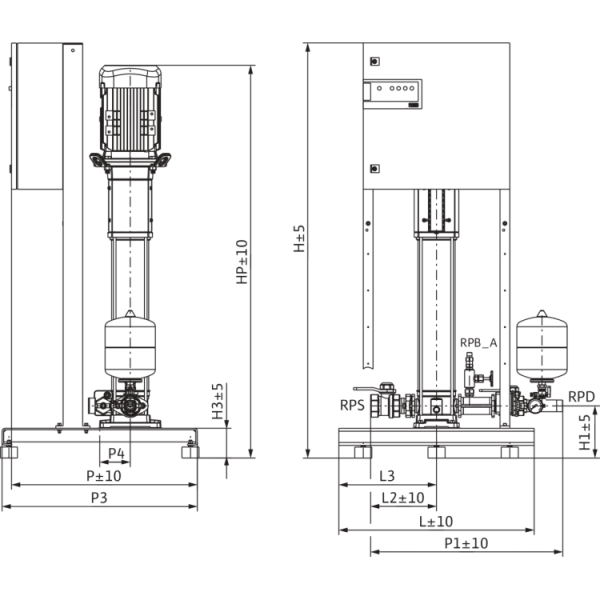 Насосная станция Wilo FLA-1 Helix V 1610 PN16
